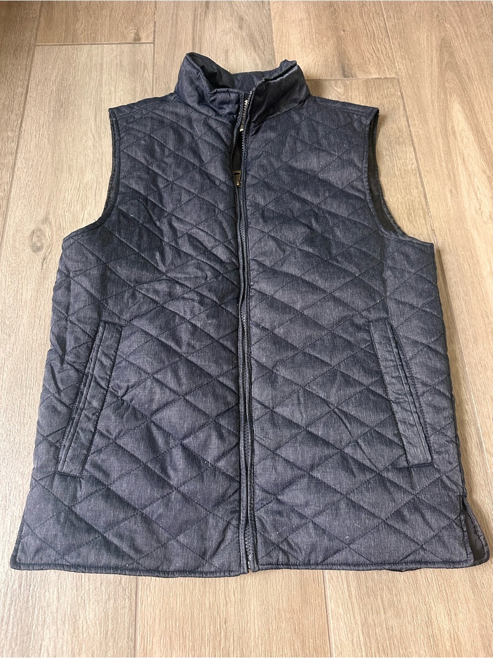 Men's Quilted Zip-Front Vest